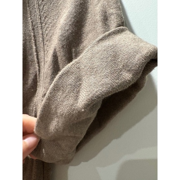 Gap Maternity Sweater Dress M Knit Cowl Neck Roll Sleeve Casual Chic - Picture 4 of 5